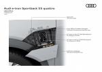 Audi e-tron 55 Quattro Sporback S-Line 2020 года (WW)